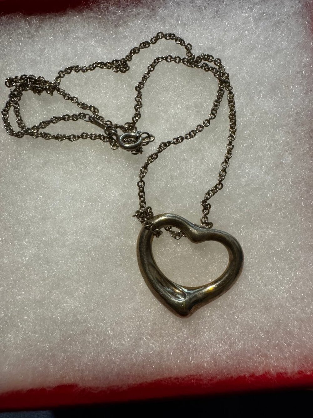Tiffany & Co. Open Heart Necklace (Medium)